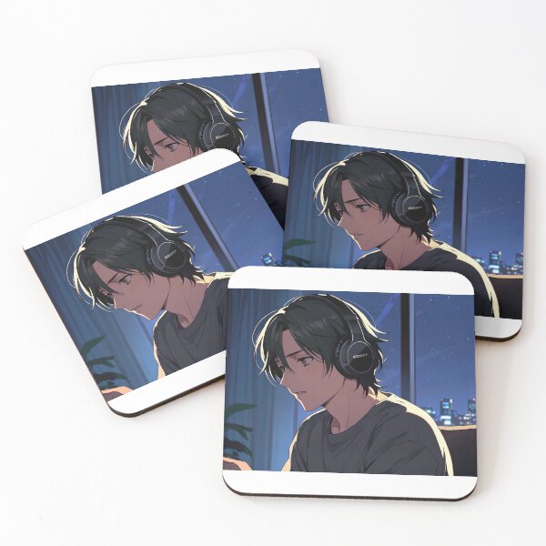 Item preview, Lofi beats handsome boy 2 designed and sold by Mrwolf-designs.