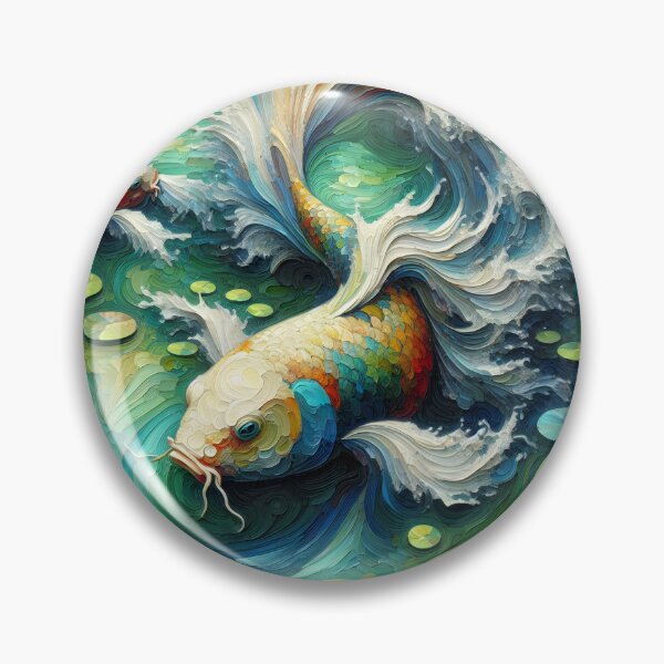 Item preview, Koi Fish Pond Jade designed and sold by FengShuiLounge.