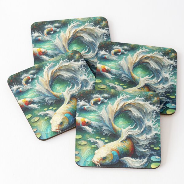 Item preview, Koi Fish Pond Jade designed and sold by FengShuiLounge.