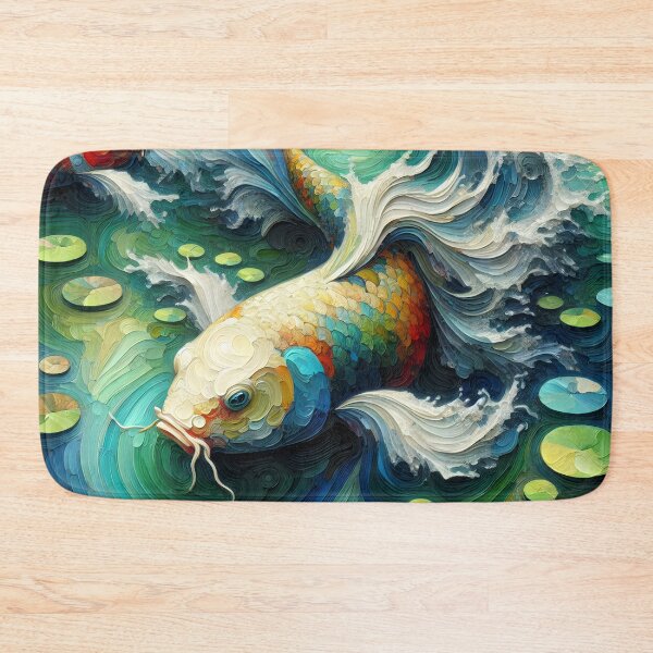 Item preview, Koi Fish Pond Jade designed and sold by FengShuiLounge.