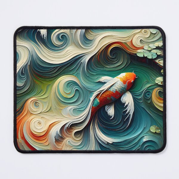 Item preview, Koi Fish Pond Serene Ripples designed and sold by FengShuiLounge.