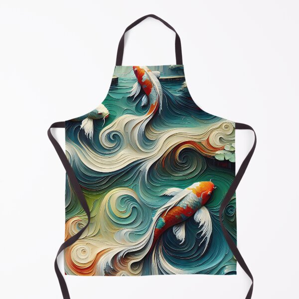 Item preview, Koi Fish Pond Serene Ripples designed and sold by FengShuiLounge.
