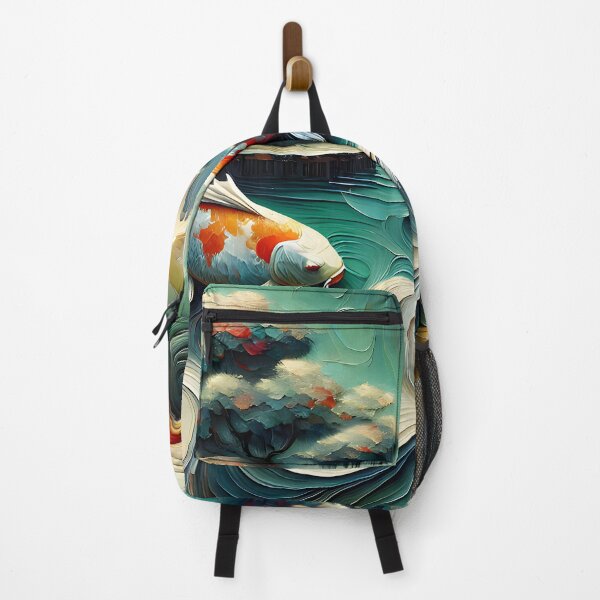 Item preview, Koi Fish Pond Serene Ripples designed and sold by FengShuiLounge.