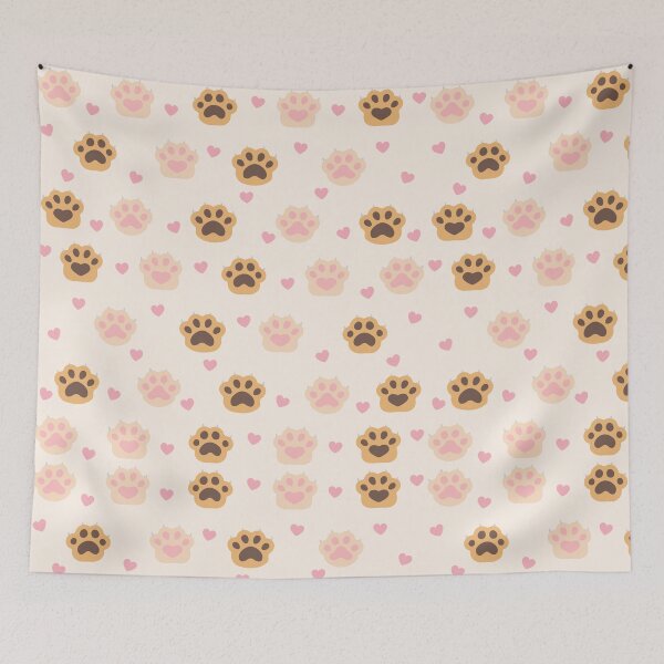 Item preview, Cute cat paws and hearts designed and sold by MatysDesign.