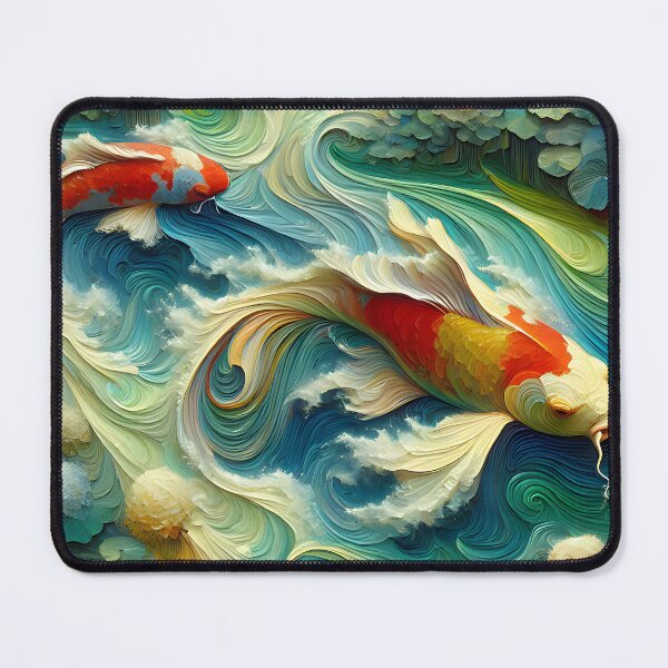 Item preview, Koi Fish Pond Mystic Waters designed and sold by FengShuiLounge.