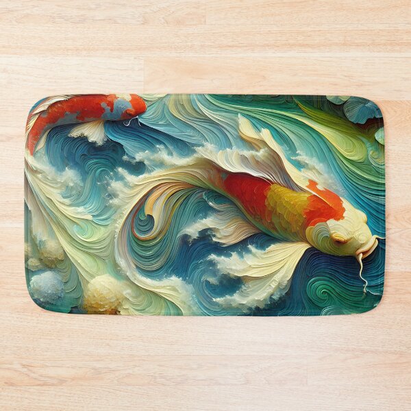 Item preview, Koi Fish Pond Mystic Waters designed and sold by FengShuiLounge.
