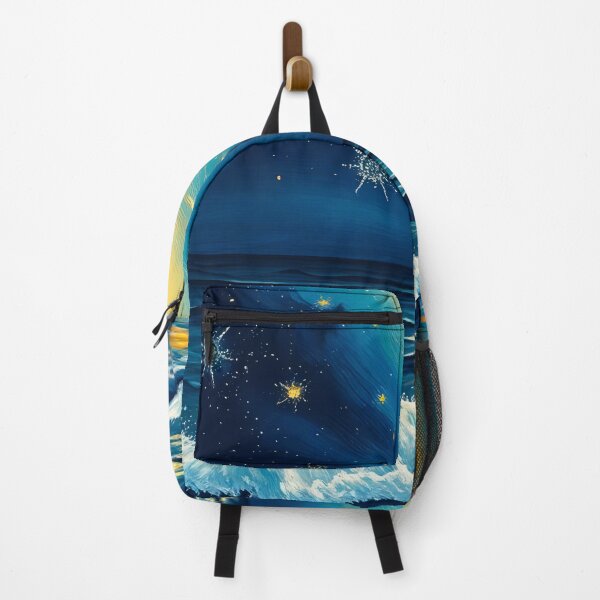 Item preview, Swirling Skies Above the Midnight Ocean designed and sold by ArtComixHaven.