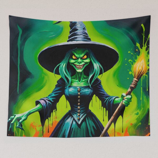 Item preview, Eerie Witch Casting Spells designed and sold by GrizzlyCollective.