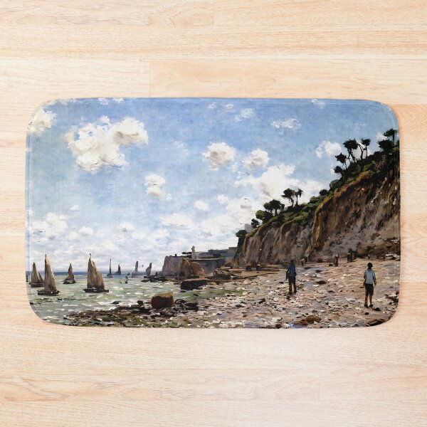 Item preview, The Beach at Honfleur - Tranquil Beauty and Breezy Atmosphere designed and sold by artdesignsnow.