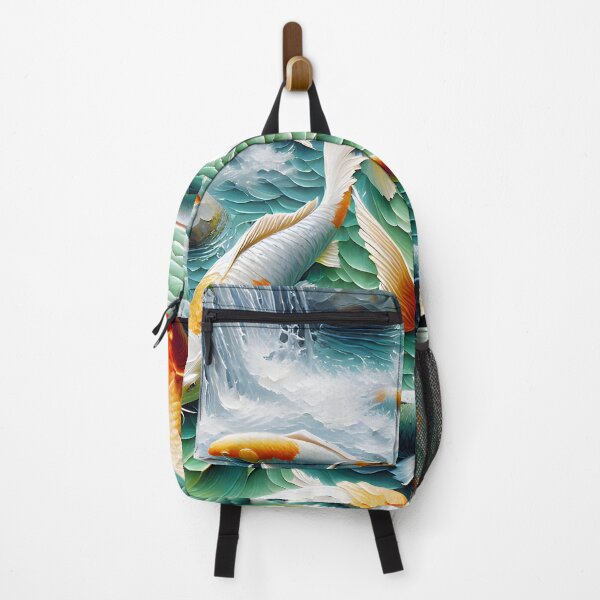 Item preview, Happy Koi Fish Pond designed and sold by FengShuiLounge.