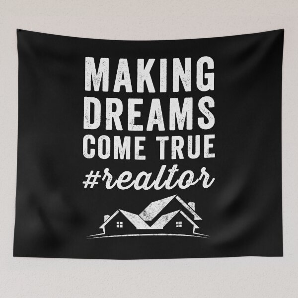 Item preview, Making dreams come true #realtor - Funny realtor designed and sold by Captain Mood.