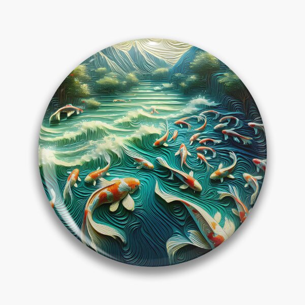 Item preview, Mountain Koi Fish Pond designed and sold by FengShuiLounge.