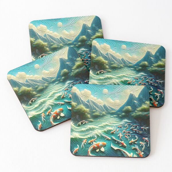 Item preview, Mountain Koi Fish Pond designed and sold by FengShuiLounge.