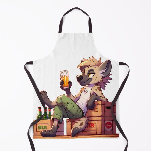 Item preview, YEEN HYENA BEER FAN designed and sold by cami gallo.