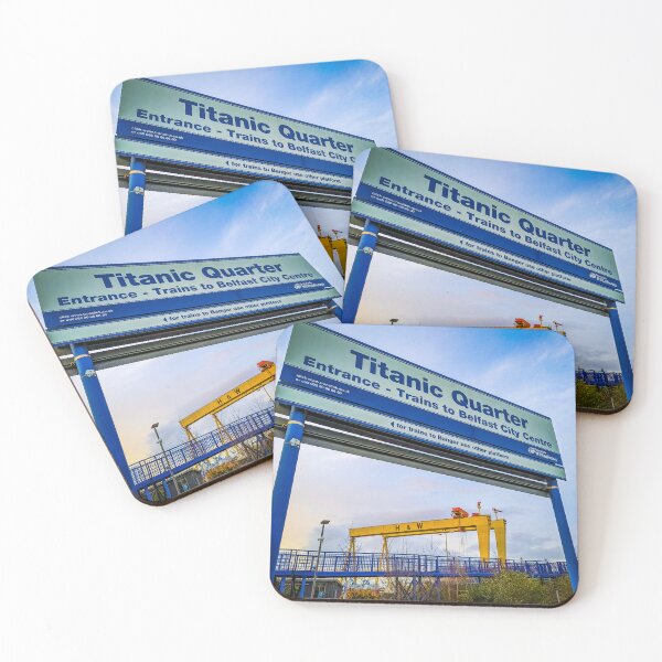 Item preview, Titanic Quarter Station with Samson and Goliath designed and sold by KMNscapes – Ireland Prints & Beyond.