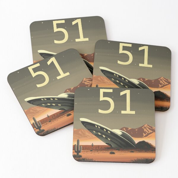 Item preview, Roswell, New Mexico Desert Illustration Vintage Retro Area 51 Poster designed and sold by Arctic frame studio.