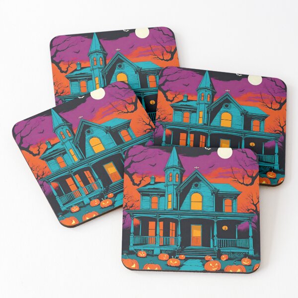 Item preview, Haunted House on Halloween Night designed and sold by GrizzlyCollective.