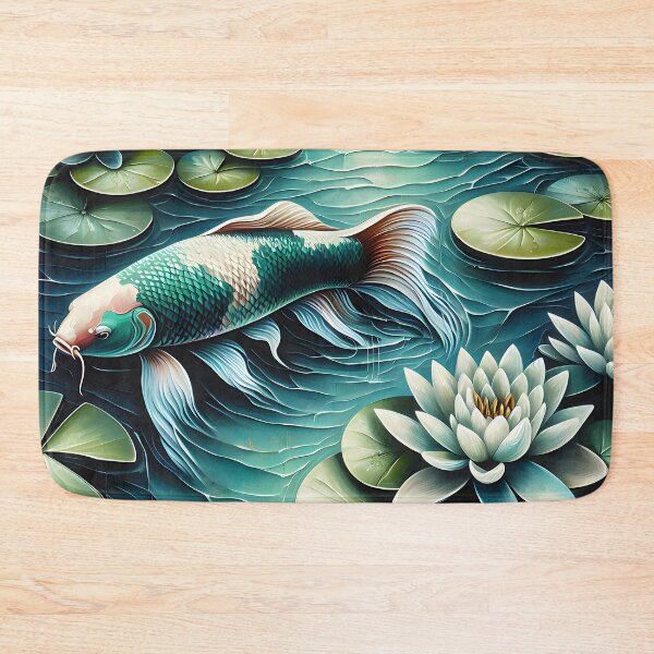 Item preview, Green Koi Fish Pond designed and sold by FengShuiLounge.