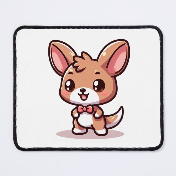 Item preview, Charming Kawaii Kangaroo with Bow Tie designed and sold by istoriadesign.
