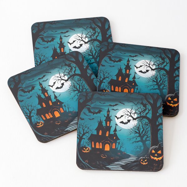 Item preview, Eerie Mansion in the Moonlight designed and sold by GrizzlyCollective.