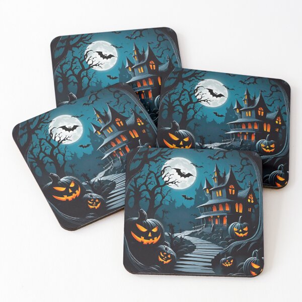 Item preview, Creepy Haunted House at Dusk designed and sold by GrizzlyCollective.
