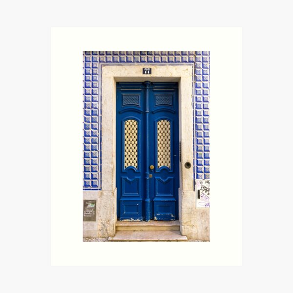 Item preview, Blue Door In Lisbon Souvenir designed and sold by for91days.