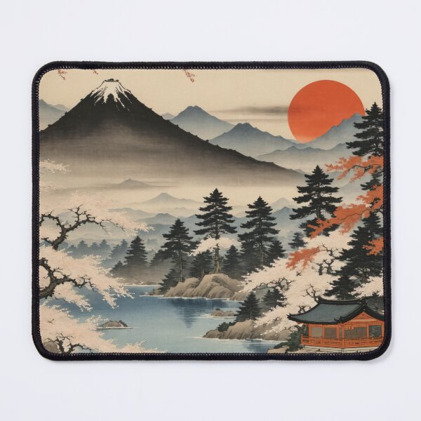 Item preview, Sunset Ukiyo-e designed and sold by ChizuWorks.