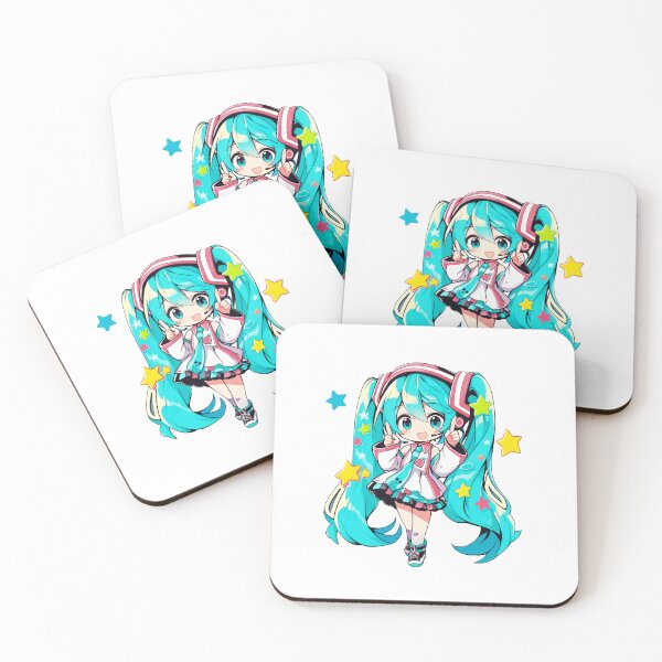 Item preview, Kawaii Hatsune Miku Vocaloid Dessert Cute Art designed and sold by MoeMoeDesign.