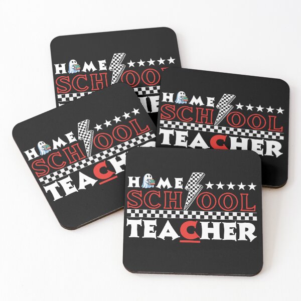 Item preview, Home School Teacher Typographic Teacher Dark Design designed and sold by Raise2Shine.