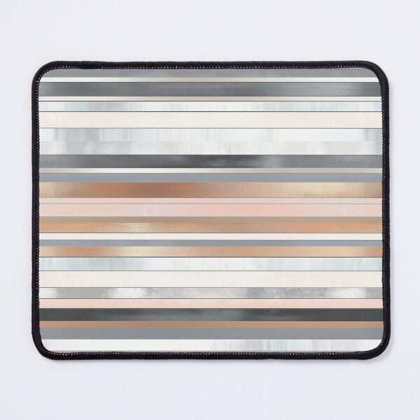 Item preview, Elegant Metallic Soft Tones - Retro Stripes designed and sold by Retro-District.