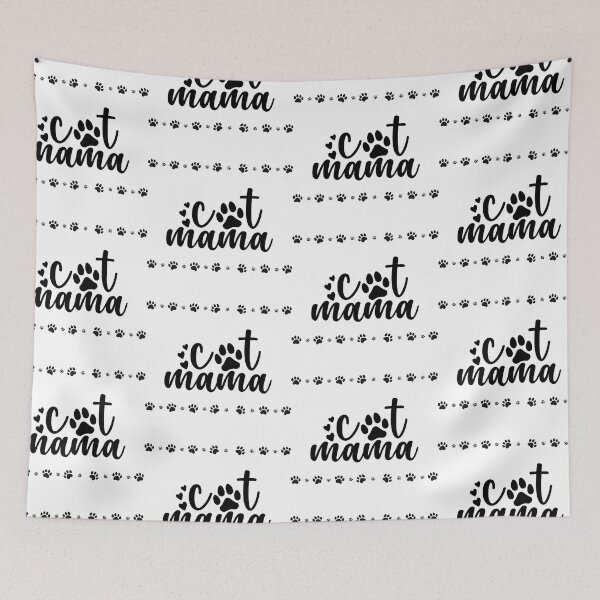 Item preview, Cat Mama with Paw Prints designed and sold by CreatedbyKandJ.