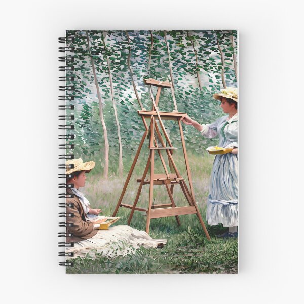 Item preview, In the Woods at Giverny, Blanche Hoschedé at Her Easel  designed and sold by artdesignsnow.