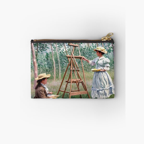 Item preview, In the Woods at Giverny, Blanche Hoschedé at Her Easel  designed and sold by artdesignsnow.