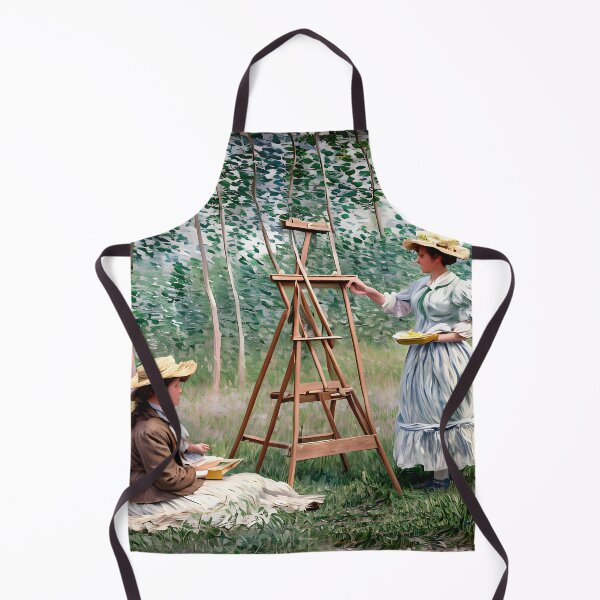 Item preview, In the Woods at Giverny, Blanche Hoschedé at Her Easel designed and sold by artdesignsnow.