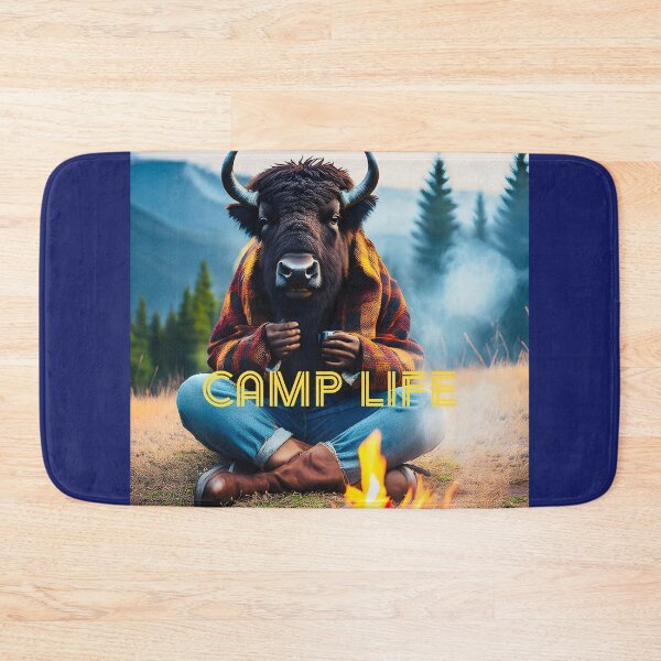 Item preview, Camp Life Bison designed and sold by TheCussnWolf.