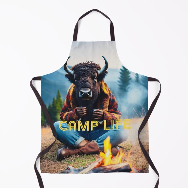 Item preview, Camp Life Bison designed and sold by TheCussnWolf.
