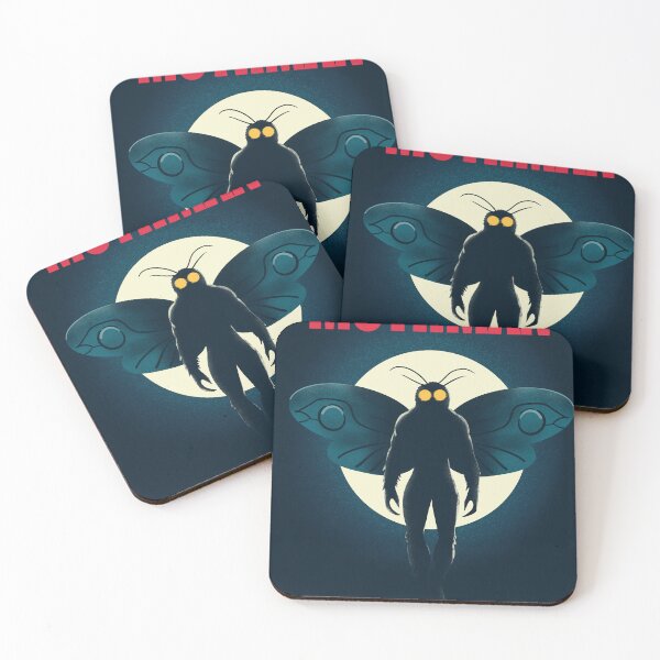 Item preview, Vintage Retro Mothman Poster – Cryptid Legend Illustration designed and sold by Arctic frame studio.