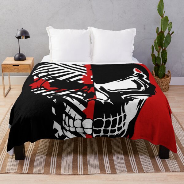 Item preview, FANTASY SKULL IN RED AND BLACK designed and sold by inarausch2023.