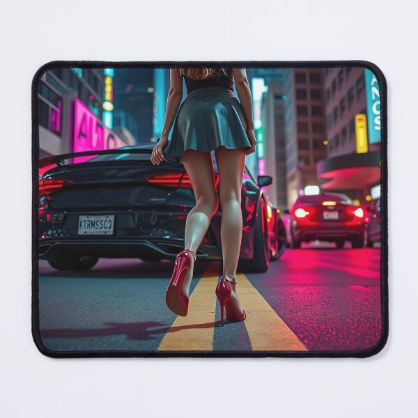 Item preview, A beautiful woman from behind with a view of an Audi RS designed and sold by Salimgor Hangaround Music.