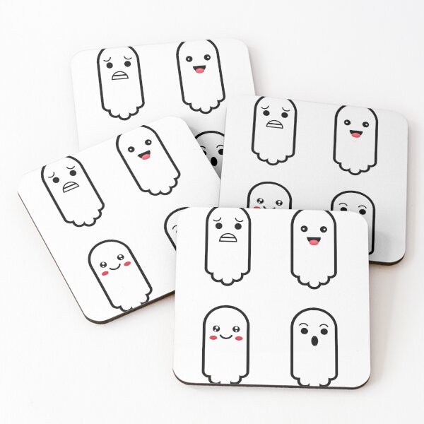 Item preview, Spooky Creepy White Halloween Boo Ghost Pack designed and sold by Sunserize Designs.