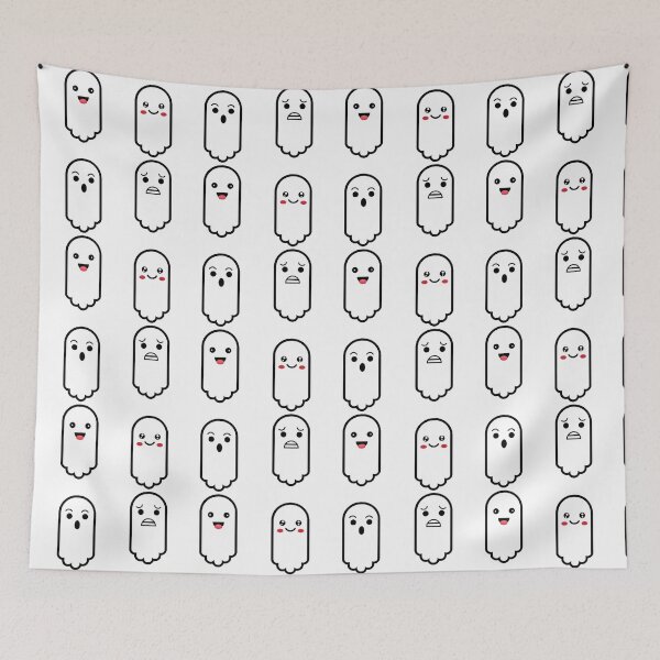 Item preview, Spooky Creepy White Halloween Boo Ghost Pack designed and sold by Sunserize Designs.