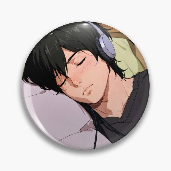 Item preview, Lofi beats handsome boy sleeping designed and sold by Mrwolf-designs.