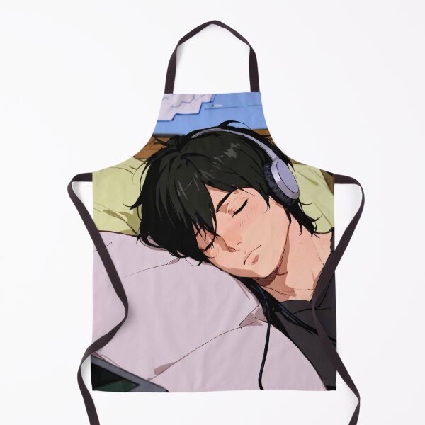 Item preview, Lofi beats handsome boy sleeping designed and sold by Mrwolf-designs.