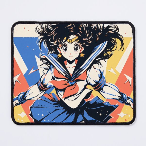 Item preview, Cute Retro Anime Girl Sailor Uniform Heroine designed and sold by MoeMoeDesign.