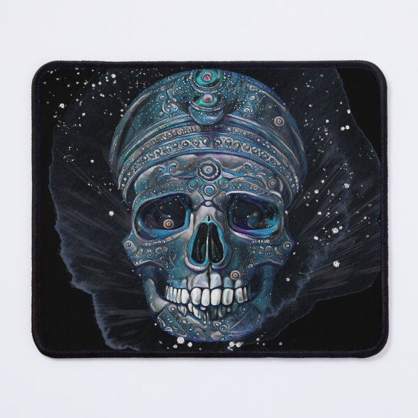 Item preview, FANTASY SKULL IN BLUE designed and sold by inarausch2023.