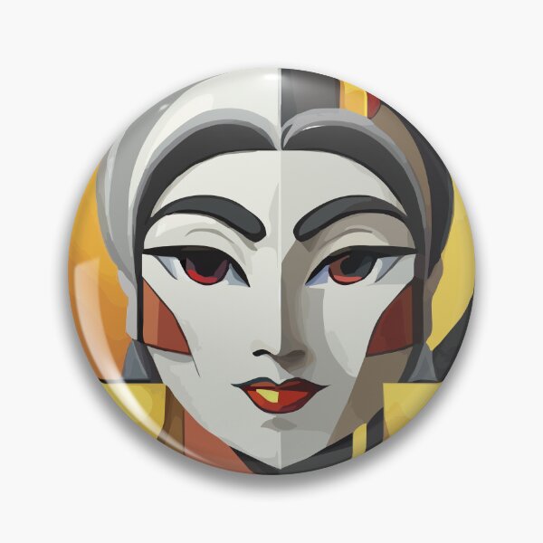 Item preview, cubist emoji designed and sold by Andre Faubert.