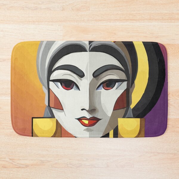 Item preview, cubist emoji designed and sold by Andre Faubert.