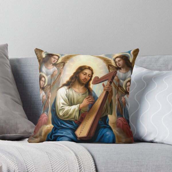 Item preview, CHERUB PLAYING HARP WITH JESUS  designed and sold by Obinne.