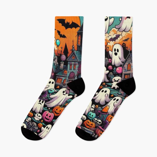 Item preview, Baroque Halloween Teal Tiny Ghosts designed and sold by DesignsByPrnces.