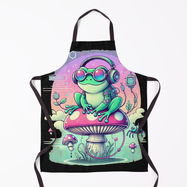 Artikelvorschau, Cyberpunk Frosch Chill entworfen und verkauft von Mjonkey.